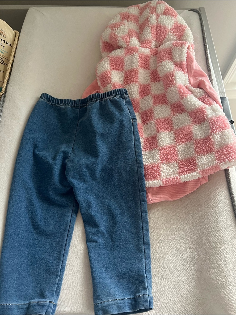 Little Me Pink Ribbed Tank Top - Picture 2 of 3